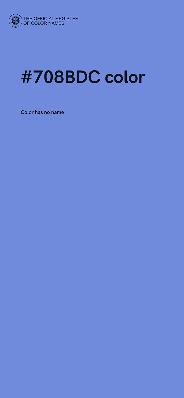 #708BDC color image