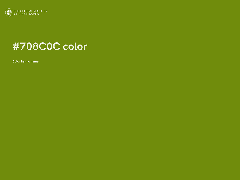 #708C0C color image