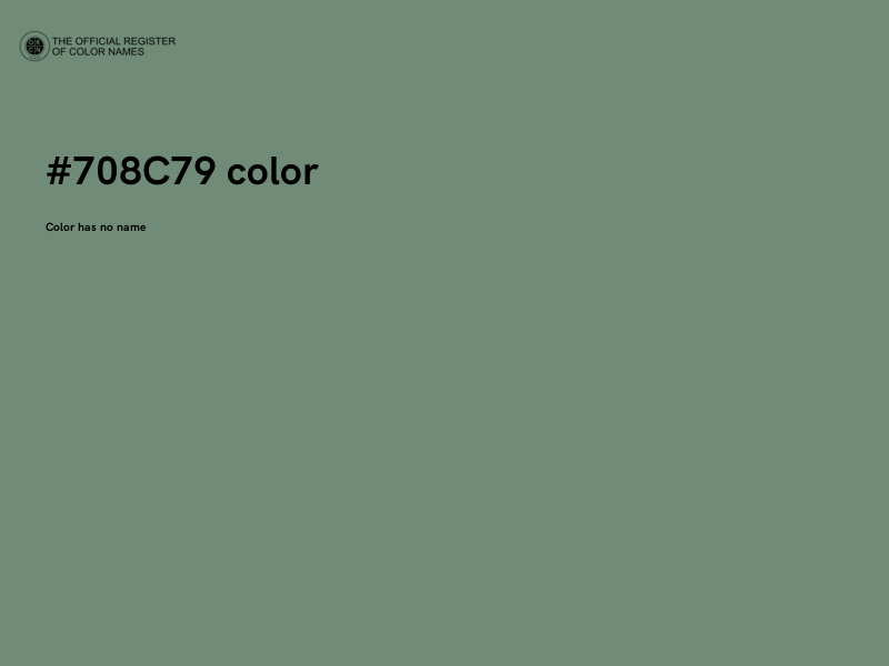 #708C79 color image