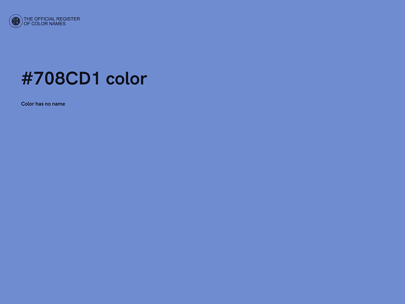 #708CD1 color image