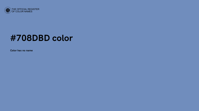 #708DBD color image