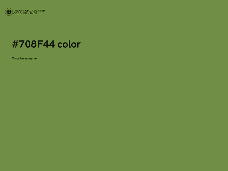 #708F44 color image