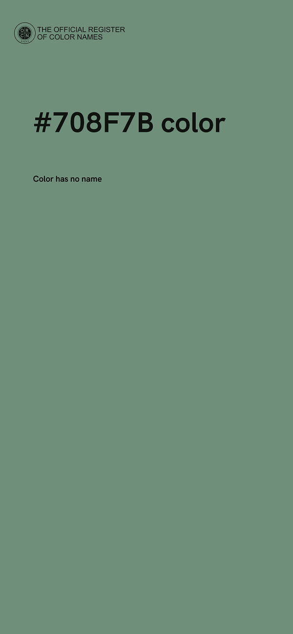 #708F7B color image