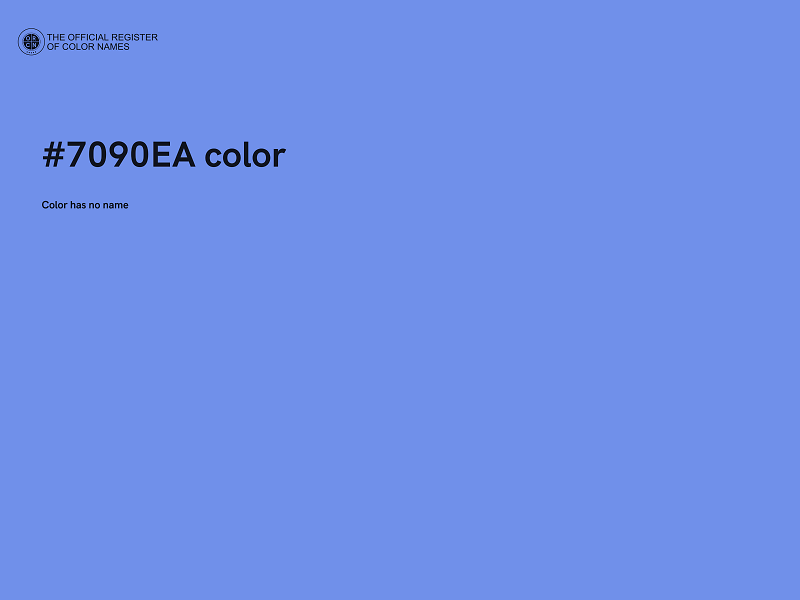 #7090EA color image