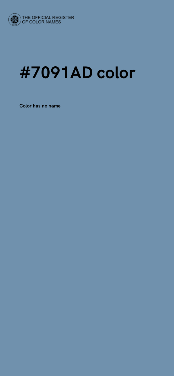 #7091AD color image