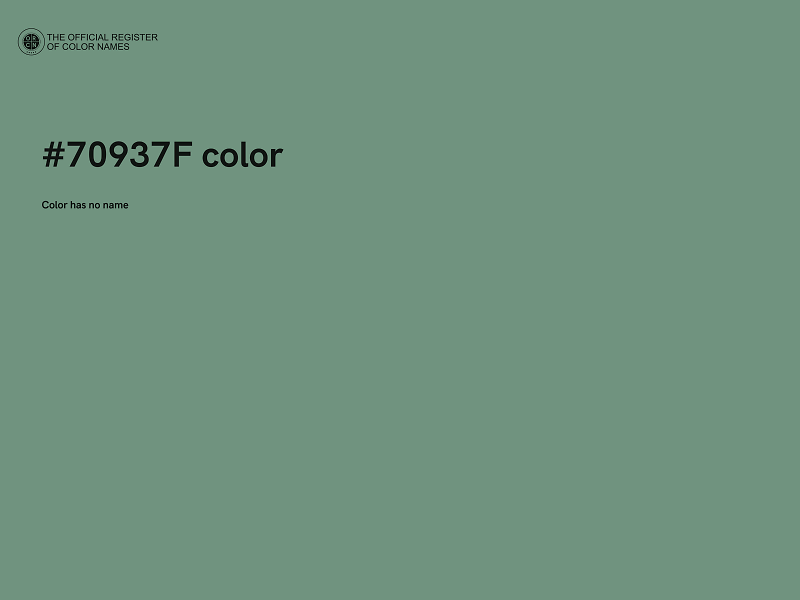 #70937F color image