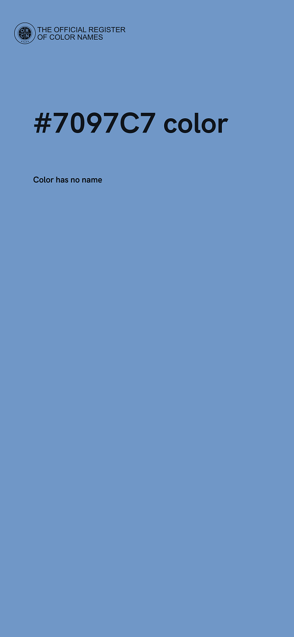 #7097C7 color image