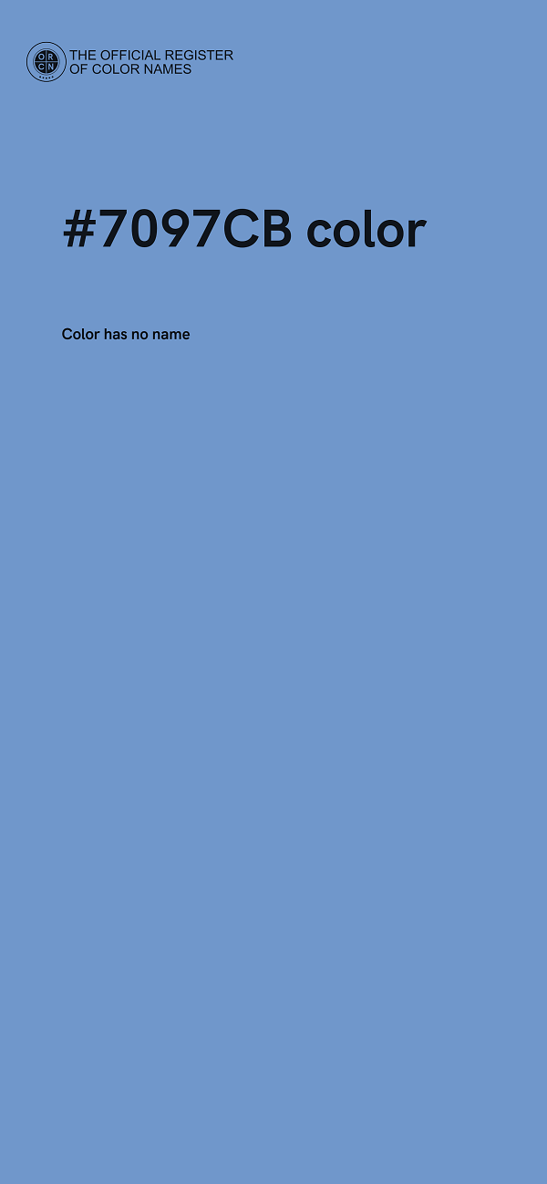 #7097CB color image