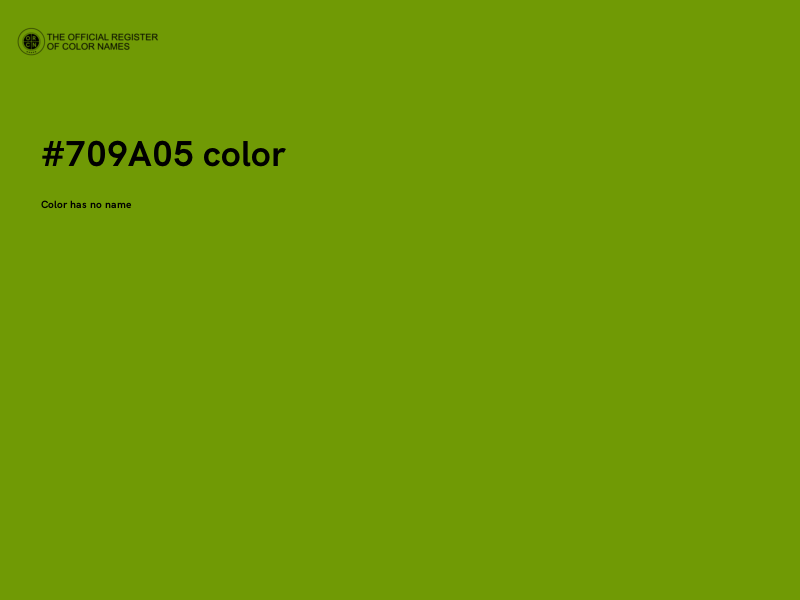 #709A05 color image