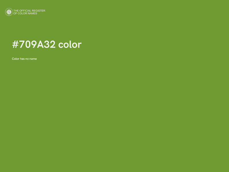 #709A32 color image