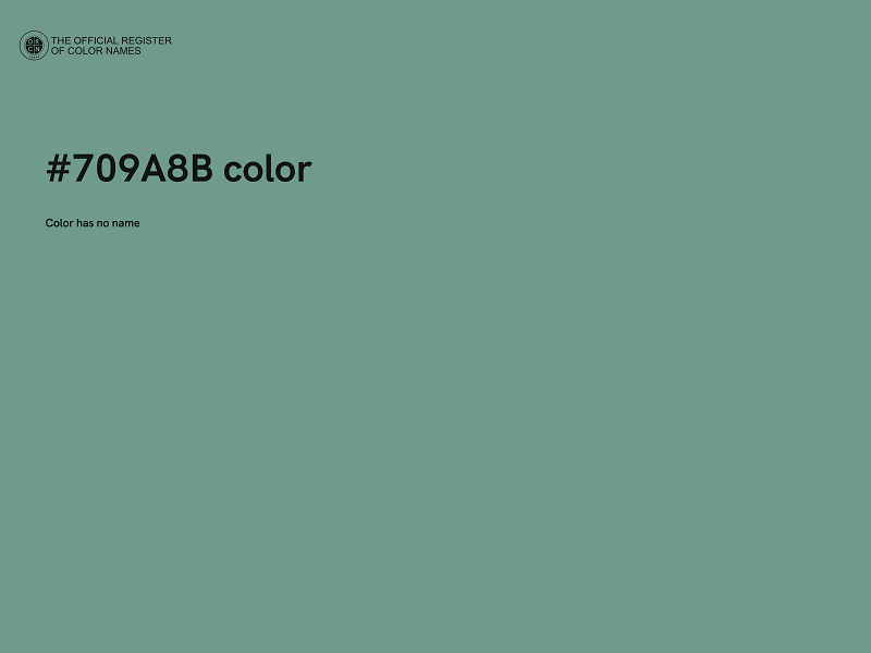 #709A8B color image