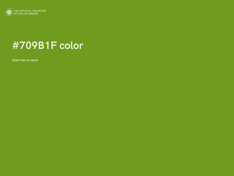 #709B1F color image