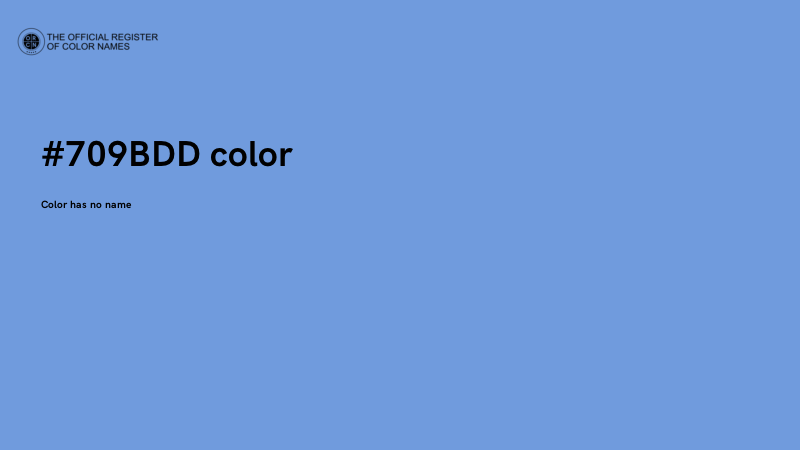 #709BDD color image