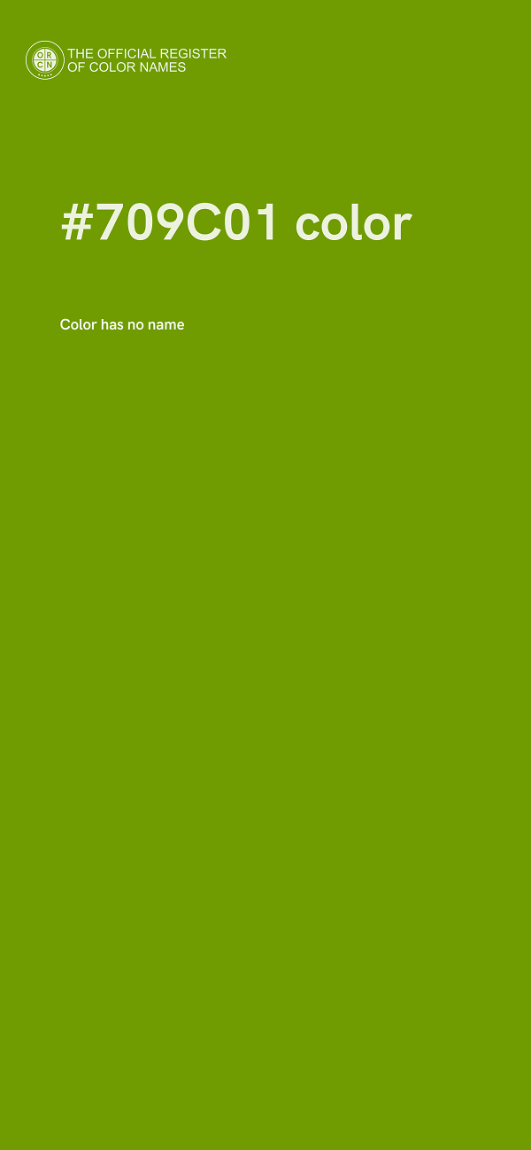 #709C01 color image