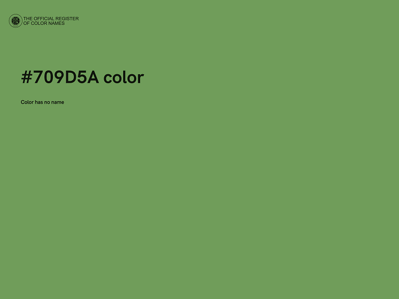 #709D5A color image