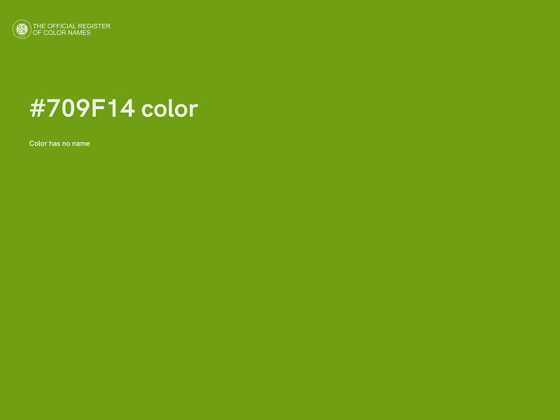 #709F14 color image