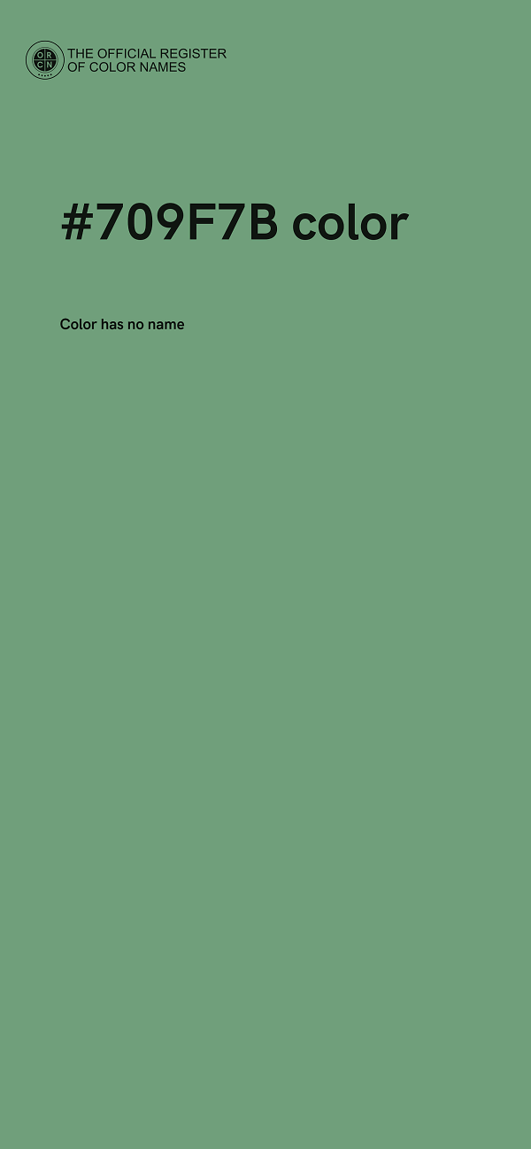 #709F7B color image