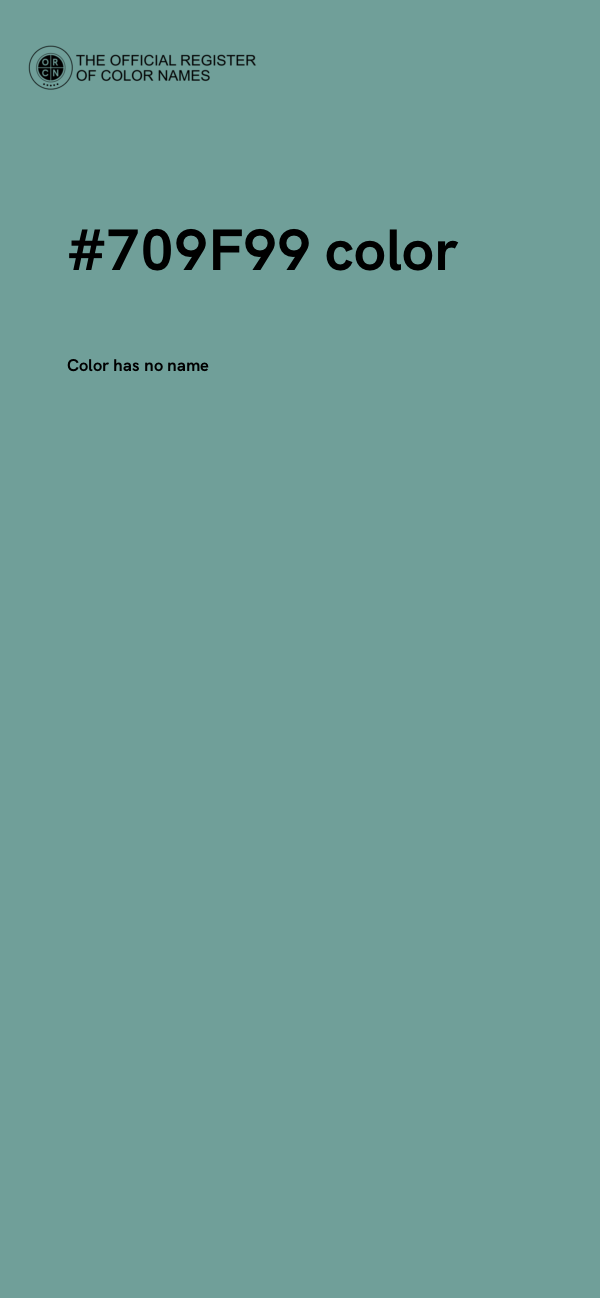 #709F99 color image
