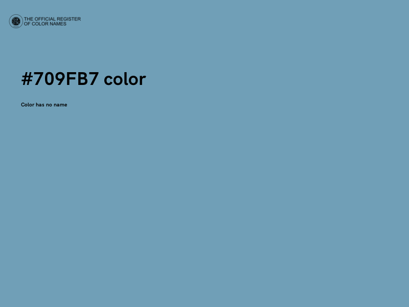 #709FB7 color image