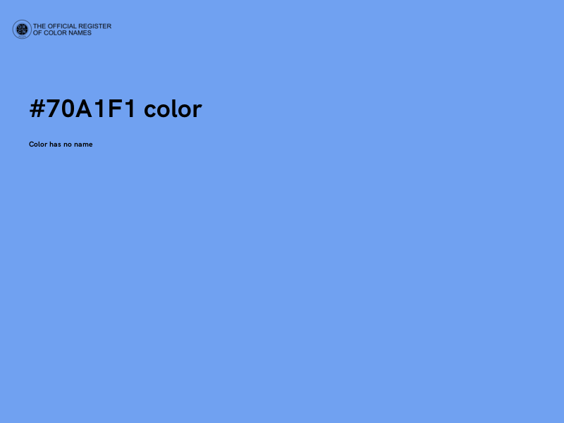 #70A1F1 color image
