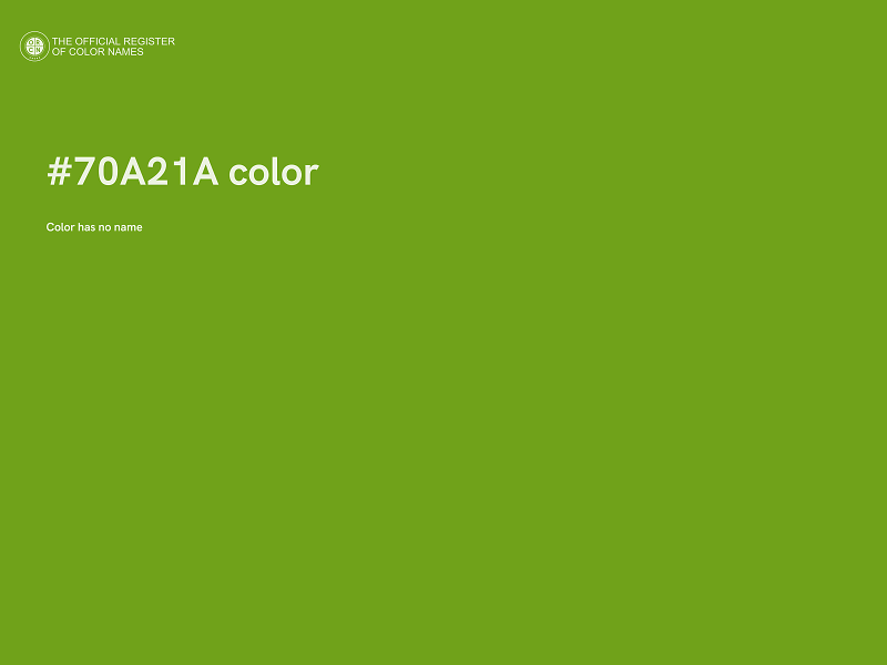 #70A21A color image