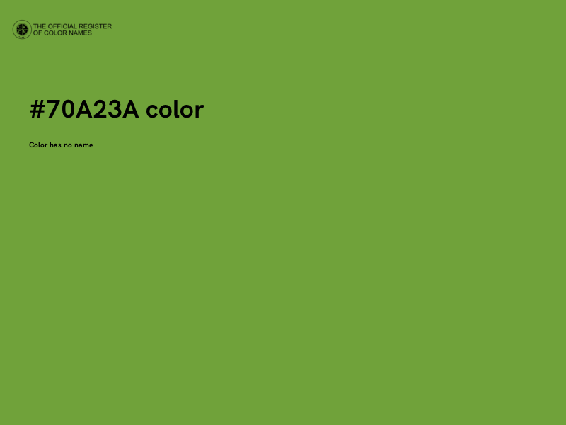 #70A23A color image
