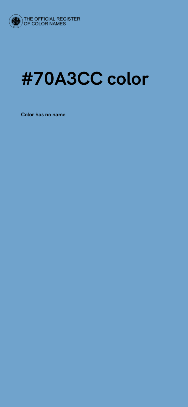 #70A3CC color image