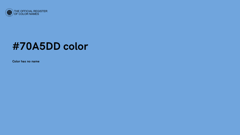 #70A5DD color image