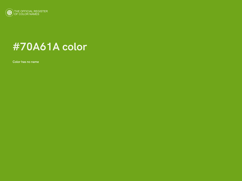 #70A61A color image