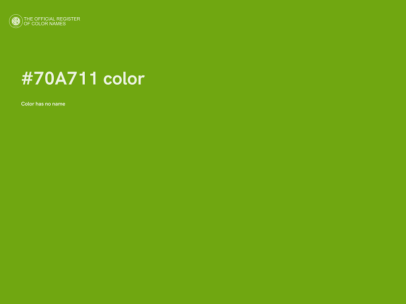 #70A711 color image