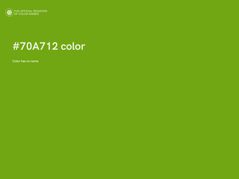 #70A712 color image