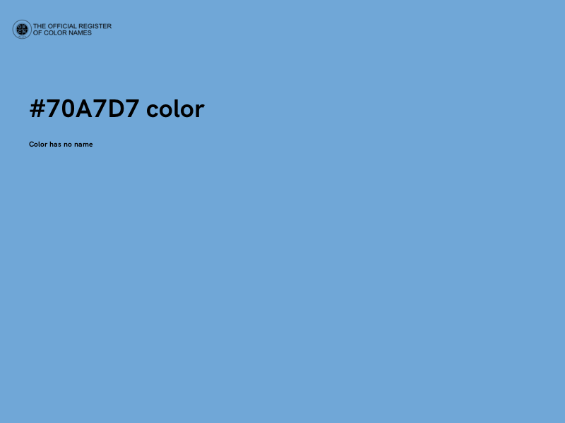 #70A7D7 color image