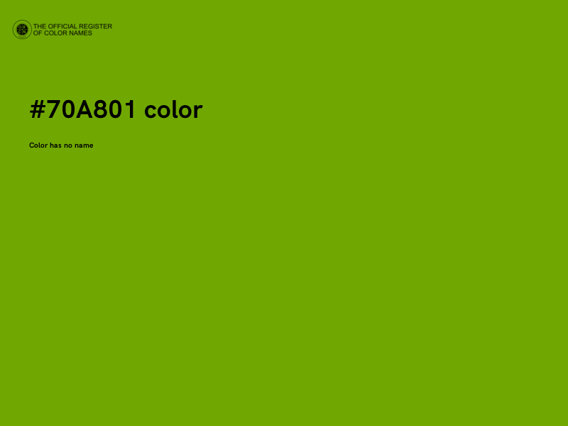#70A801 color image