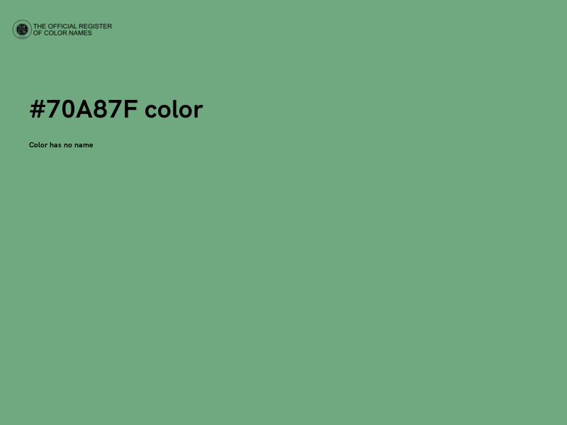 #70A87F color image