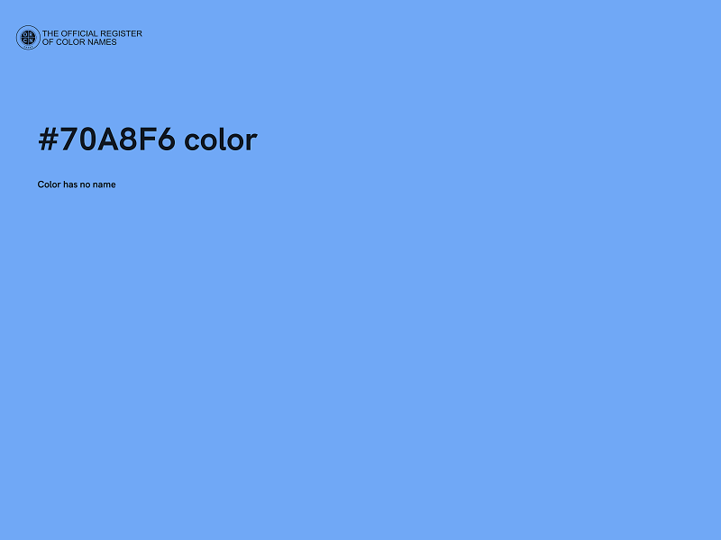 #70A8F6 color image