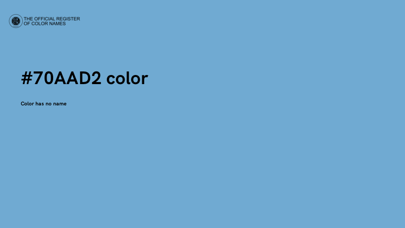 #70AAD2 color image