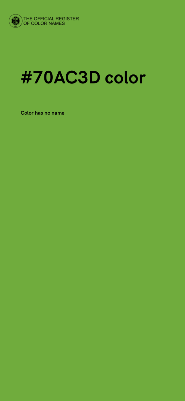 #70AC3D color image