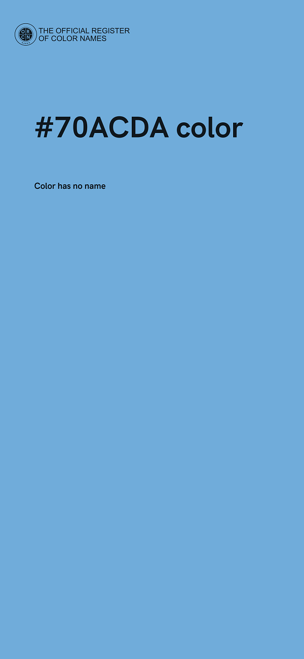 #70ACDA color image