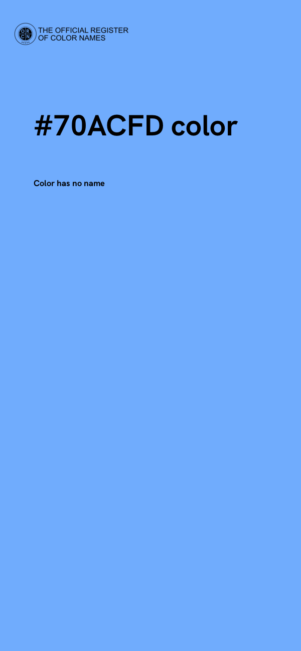 #70ACFD color image