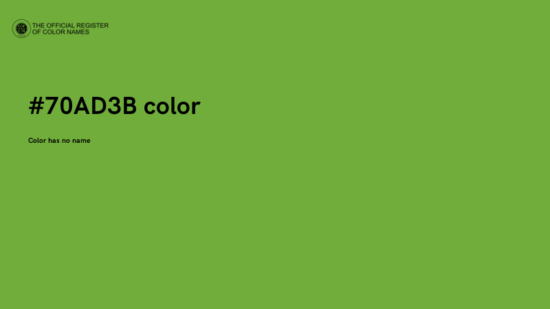 #70AD3B color image