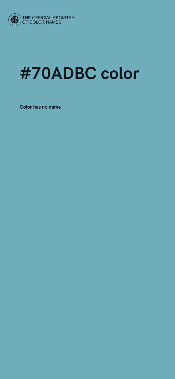 #70ADBC color image