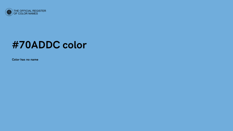 #70ADDC color image