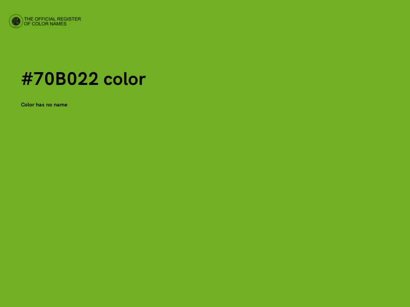 #70B022 color image