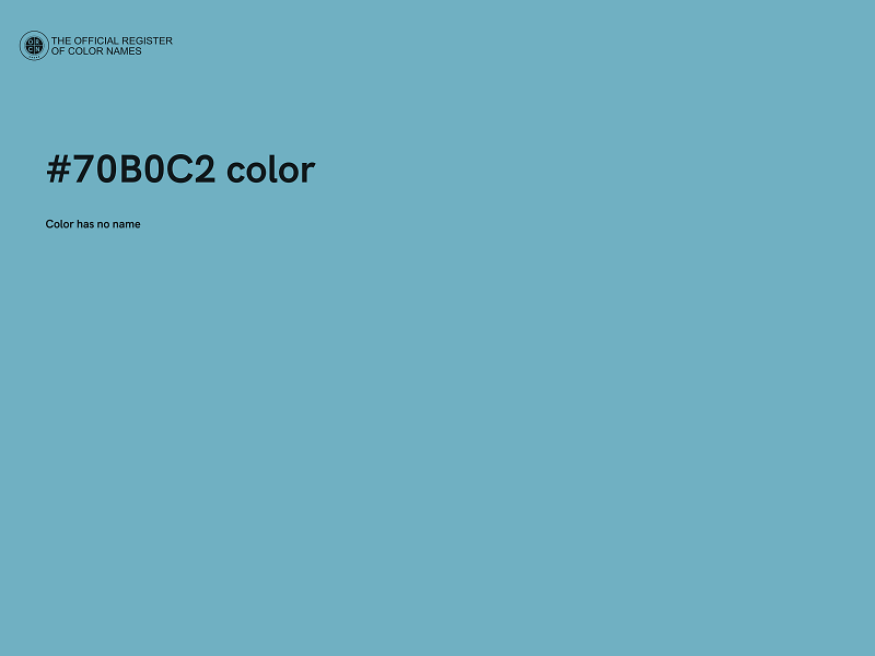 #70B0C2 color image