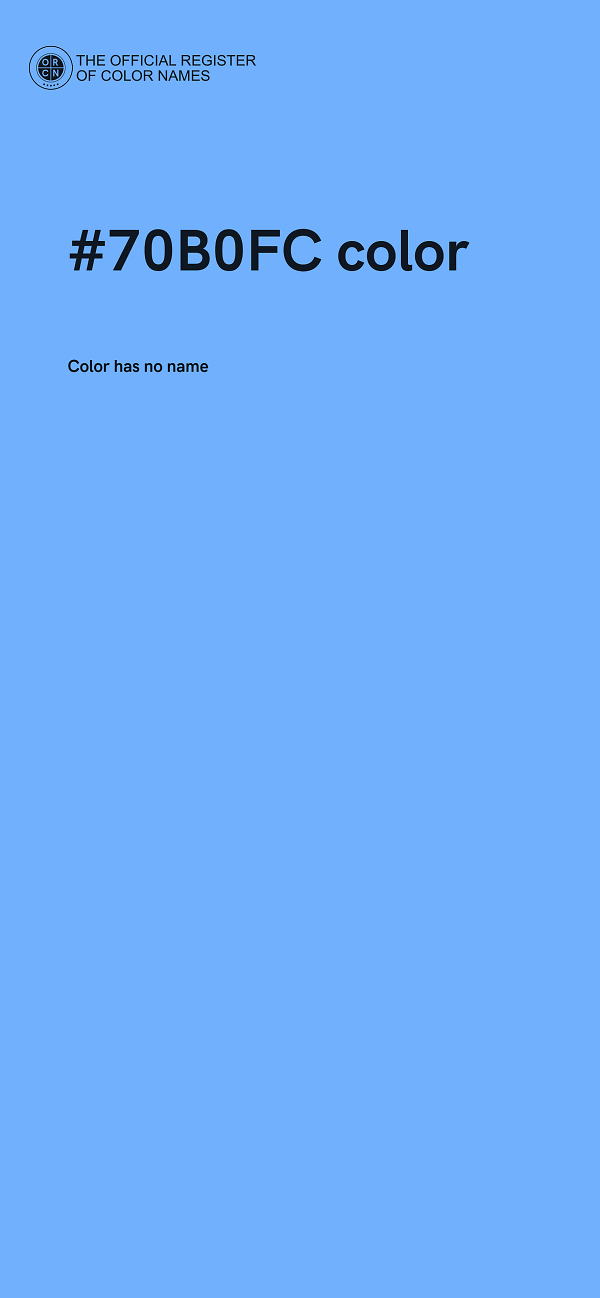 #70B0FC color image
