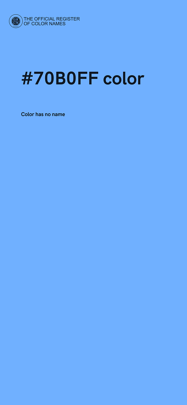 #70B0FF color image