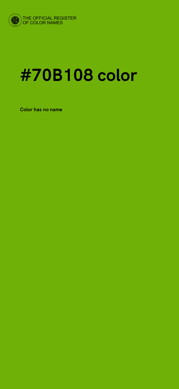 #70B108 color image