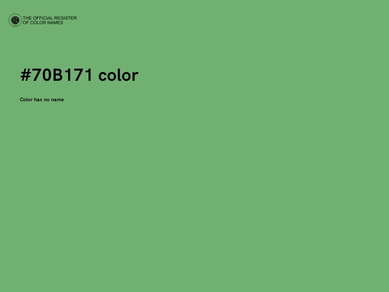 #70B171 color image