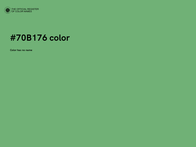 #70B176 color image