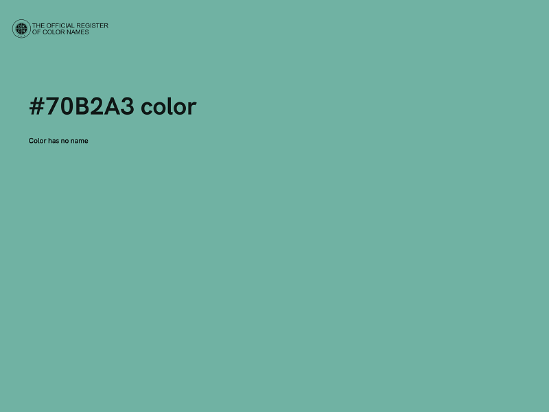 #70B2A3 color image